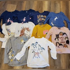 Carter's long sleeved girls size 10 shirts